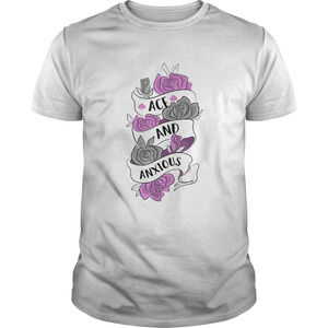 Ace And Anxious Lgbt Pride Roses Asexual Shirt